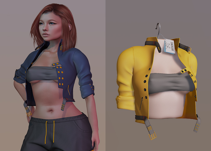 Anthemis - Jacket/Top "Bankcy" - Yellow