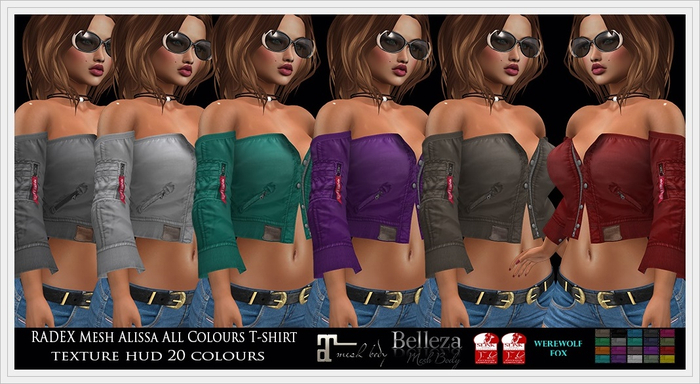 RADEX F 104 Mesh Alissa All Colours T-shirt