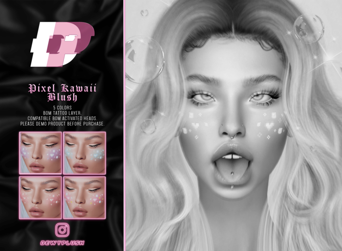 dewyPLUSH // PIXEL KAWAII BLUSH [DEMO]