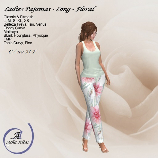 AA - Pajama Set - Silk Flower
