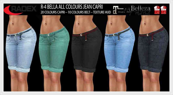 RADEX R-4 Mesh Bella All Colours  Jean Capri