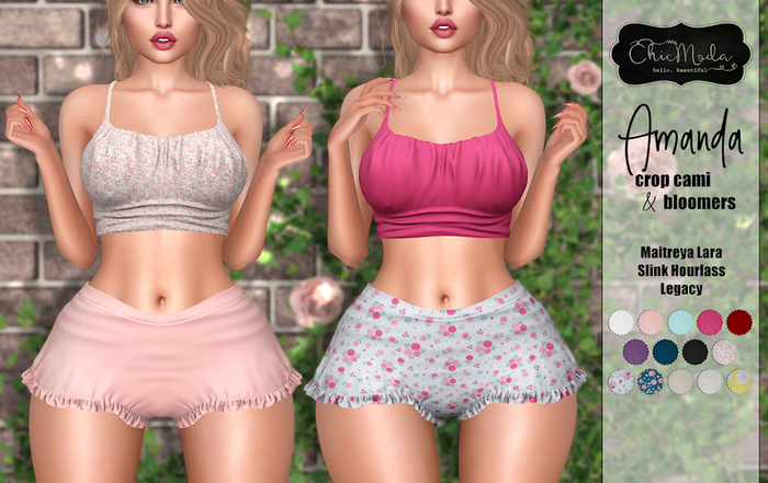 ChicModa // Amanda Bloomers // ALL BOTTOMS ONLY