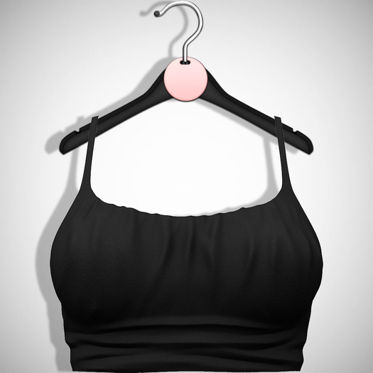ChicModa // Amanda Crop Cami // BLACK