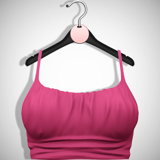 ChicModa // Amanda Crop Cami // BUBBLE GUM