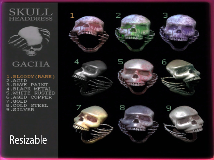 *DROT*Skull_Cap_Silver - COMMON