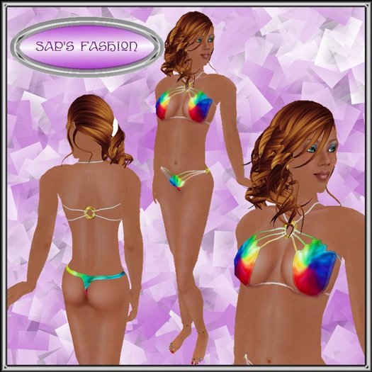 Sap's Fashion-Bikini 3 rainbow