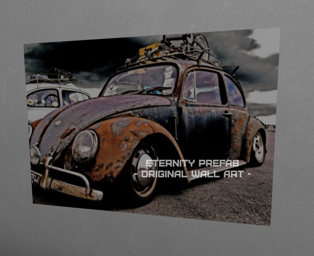 Rusty Bug - Original Work - Wall Art - Rusty Car
