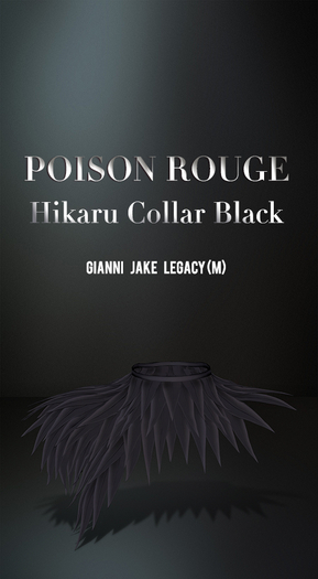 POISON ROUGE Hikaru Collar Black