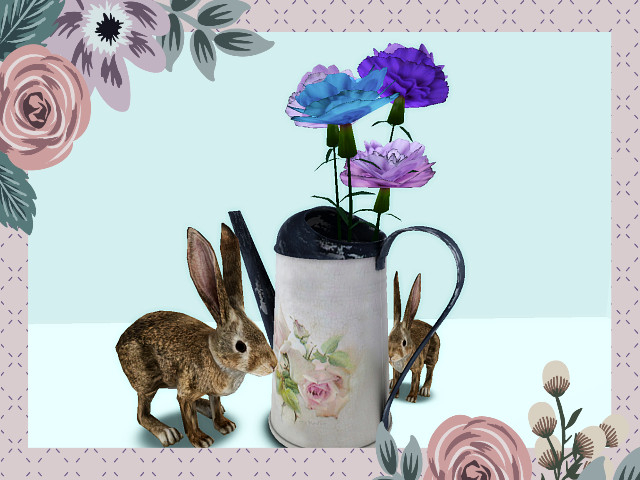 [AE] Home Decor - Carafe & Bunnies