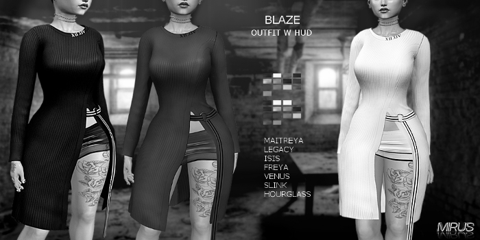*MIRUS* DEMO Blaze Outfit w Hud