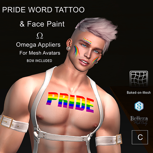 Autum Pride WORD Tattoo & War Paint [Boxed] (Add me!)
