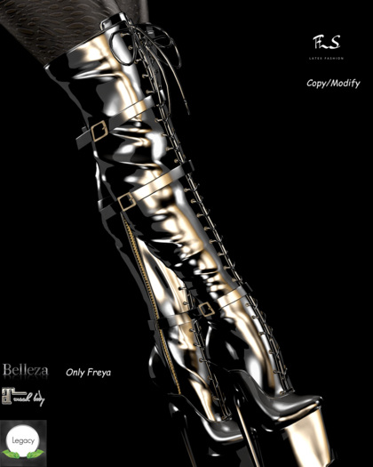 [FLS]Latex Bully Boots [Modify]