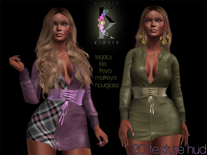 KINSIA /  FAT PACK / EMBROIDERED DRESS  V-2