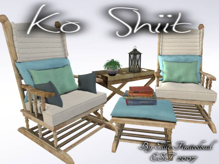 [KO SHIIT] Province Patio Set