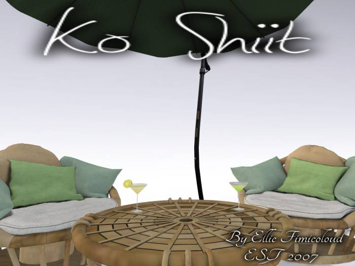 [KO SHIIT] Baha Patio Set