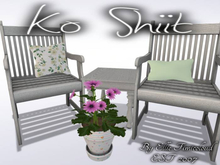 [KO SHIIT] Midsummer Garden Set White