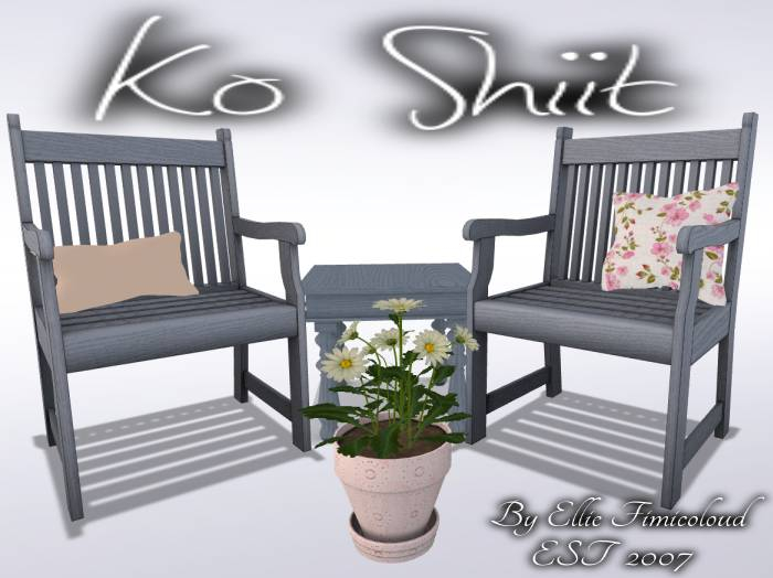 [KO SHIIT] Midsummer Garden Set Blue