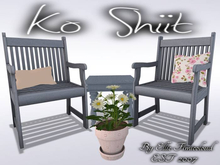 [KO SHIIT] Midsummer Garden Set Blue