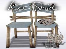 [KO SHIIT] JoinedChair HomeSweetHome Blue