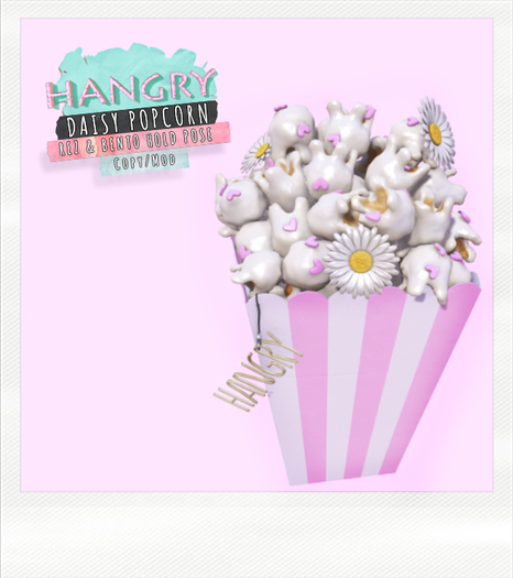 Hangry - Daisy Popcorn - Pink