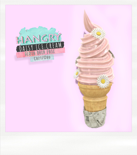 Hangry - Daisy Ice Cream - Peach