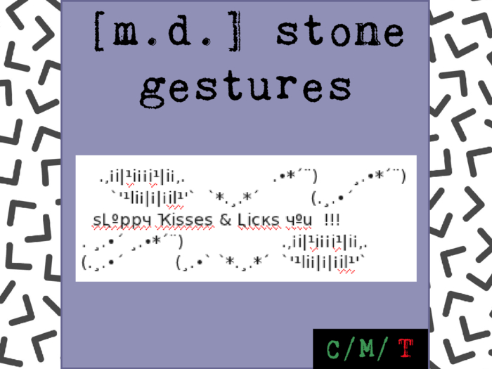 /SloppyKisses. By [m.d.] stone gestures