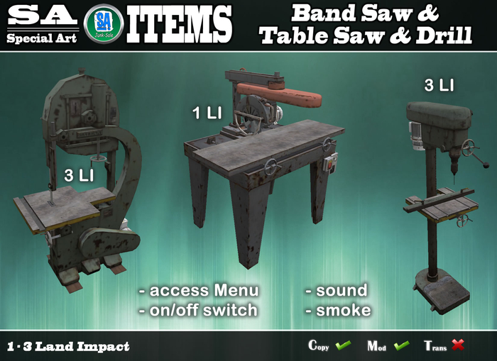 "SA-Items" Machines