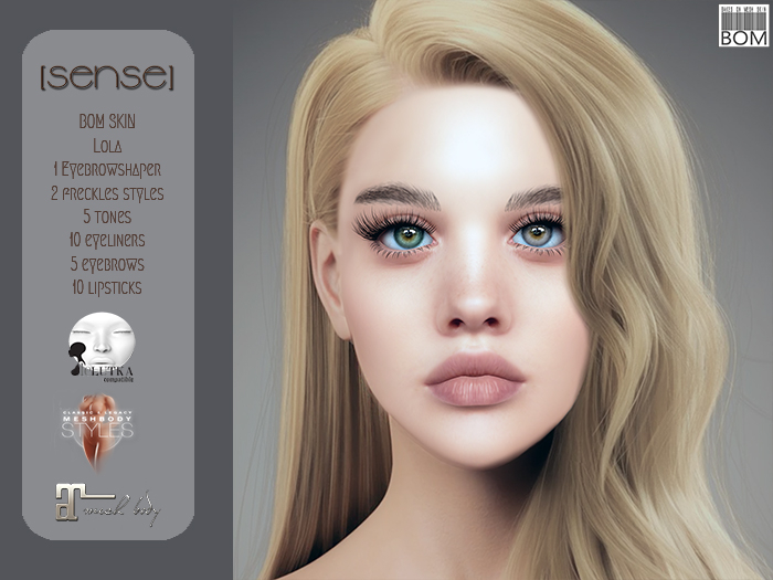 [SNS.BOU] Lola SKIN BOM Tone 04 (ADD) MAITREYA LEGACY LELUTKA
