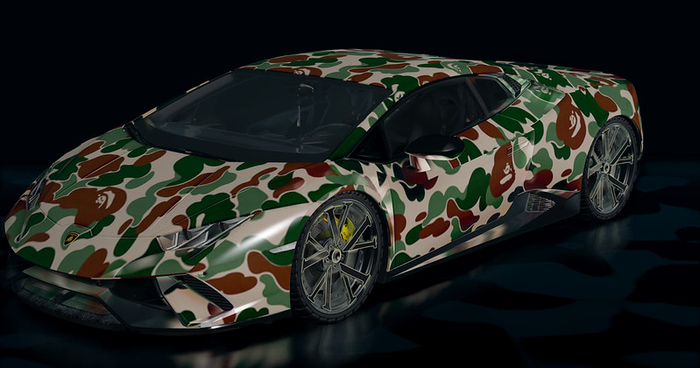 .::Indulge::. - Blupr/nt 18' Racan Perfo. Camo Ape  