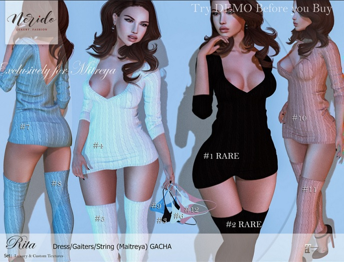 #12~Nerido~ Rita String (Maitreya)-Peach
