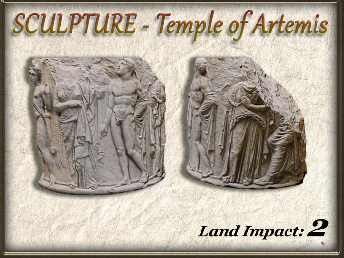 SCULPTURE - Temple of Artemis (2 Li) Full Perm