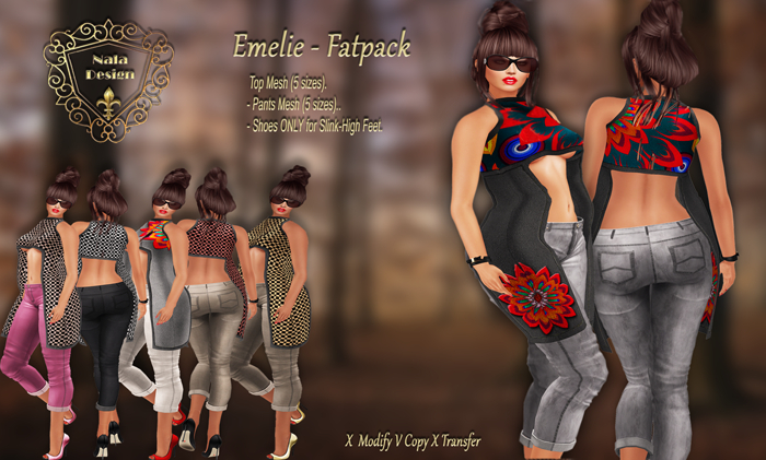 Nala Design - Emilie Outfit Fatpack  - Classic Bodies