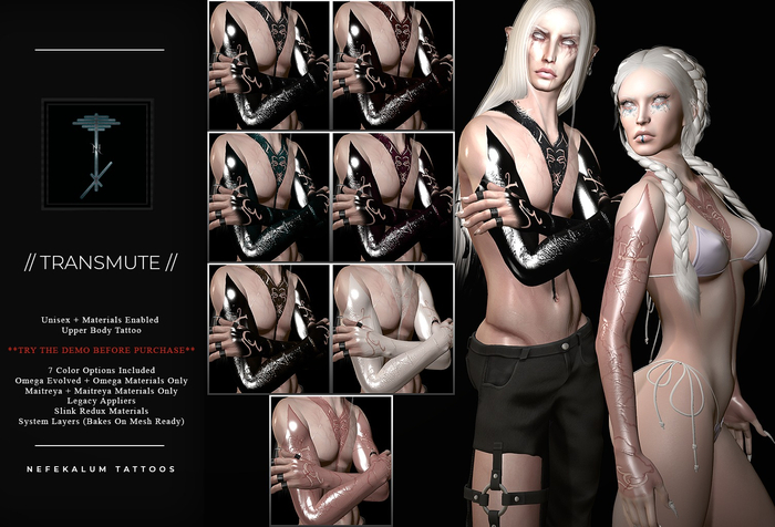 Nefekalum Tattoos - Transmute // Add DEMO