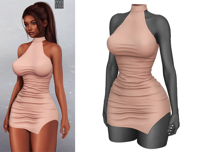 Mossu - Julia Dress - Beige