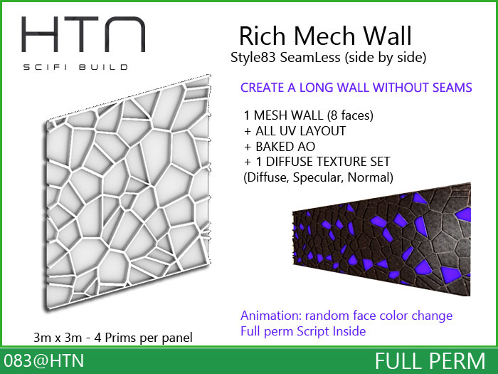 083@HTN MESH MAGIC STYLE 83 - SeamLess FULL PERM