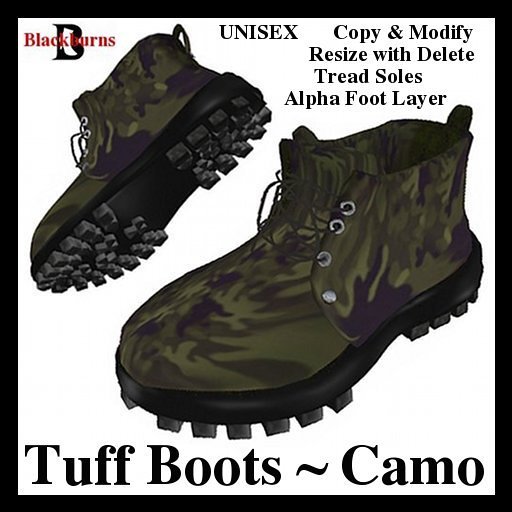 Tuff Boots ~ Camo