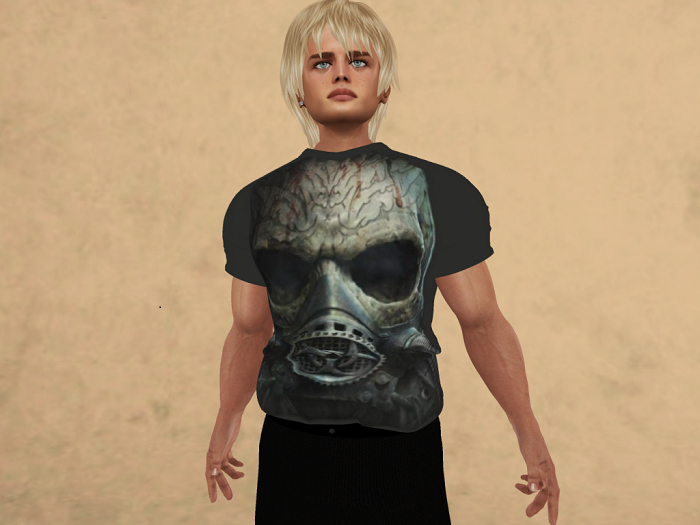  Gas Mask-Men's Mesh Shirt