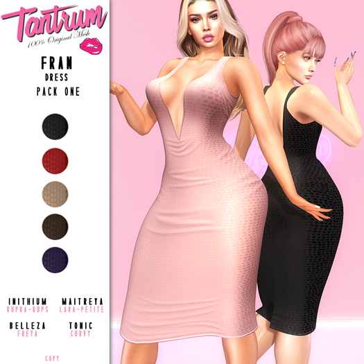 Tantrum - Fran Dress - Pack One 