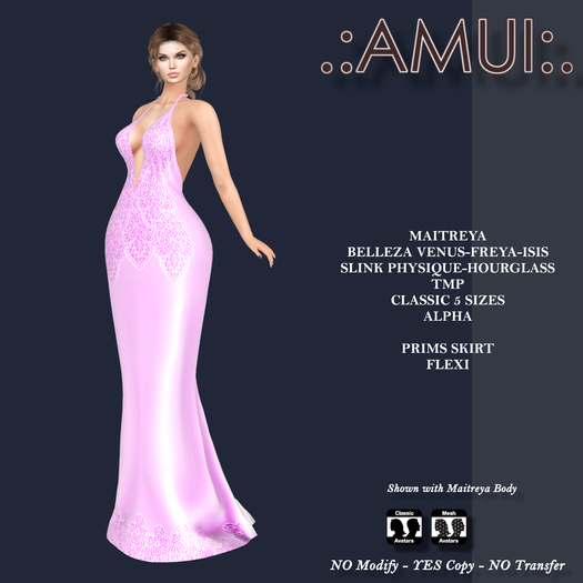 .:AMUI:. "Megan" Dress - PINK