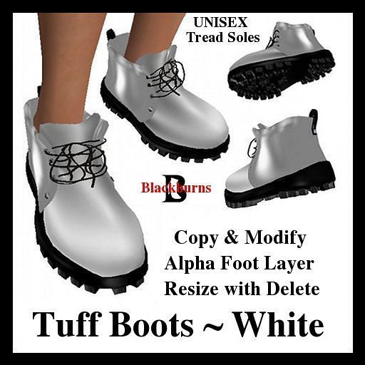 Tuff Boots ~ White