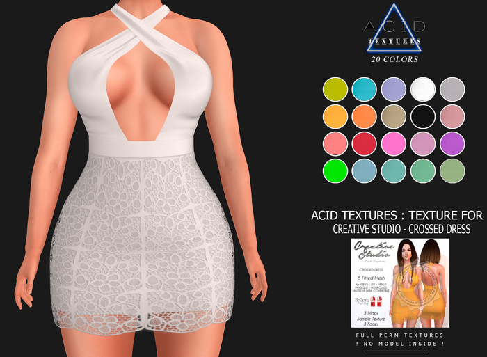 ACID TEXTURES - Texture for - CREATIVE STUDIO - Crossed Dress