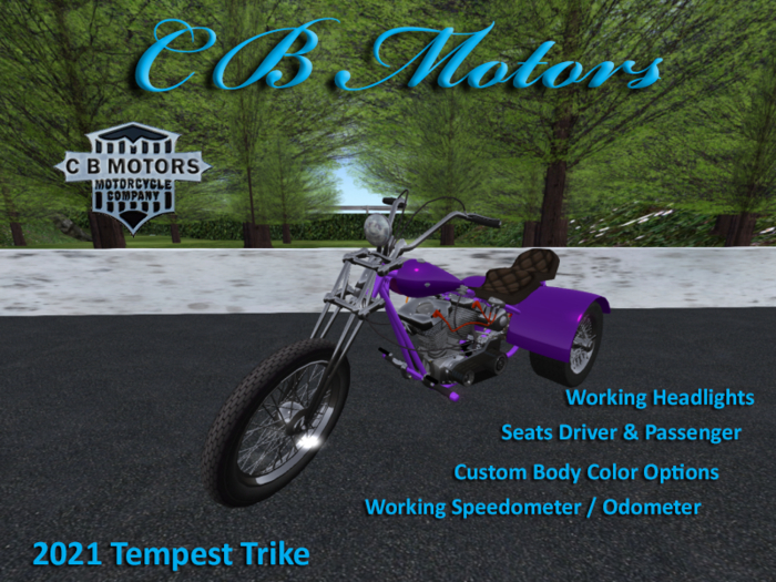 2021 CBM Tempest Trike