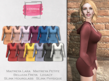 [COSMOS] Olga Hoodie Dress Silk / 12 Colors Fatpack Demo