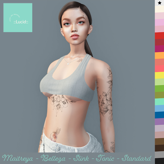 ::Lucid:: Barely There Knit Tank - Pure  (Boxed)