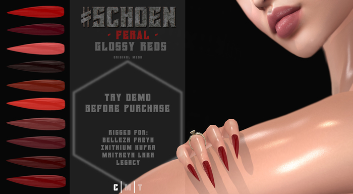 #SCHOEN - Feral - Glossy Reds