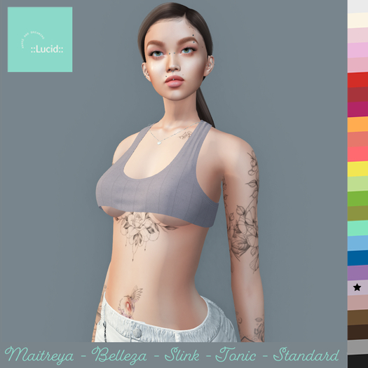 ::Lucid:: Barely There Knit Tank - Dusk  (Boxed)