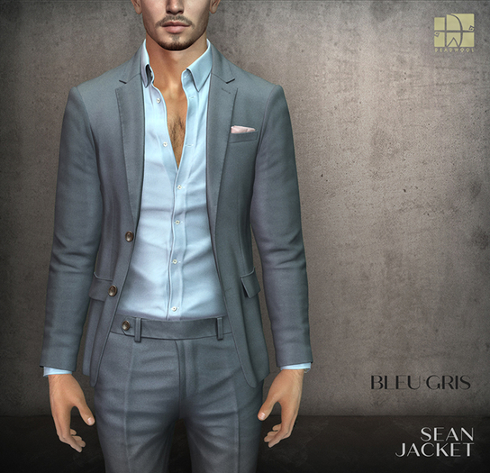 [Deadwool] Sean jacket - bleu gris