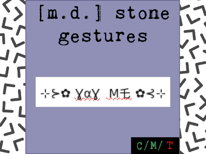 /YayMe. By [m.d.] stone gestures