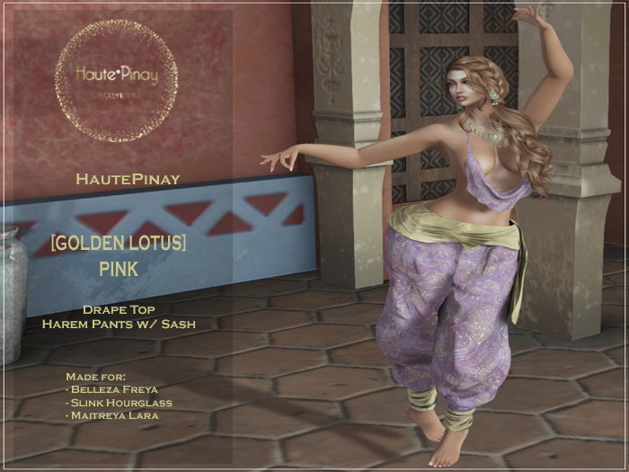 HautePinay [GOLD LOTUS PINK]