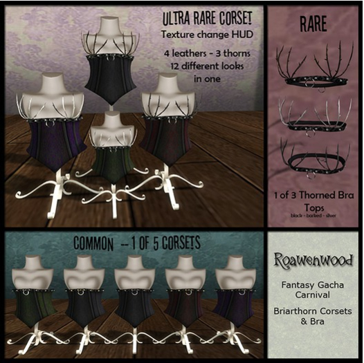 {RW} Briarthorn Bra - Tree Barked v2 RARE